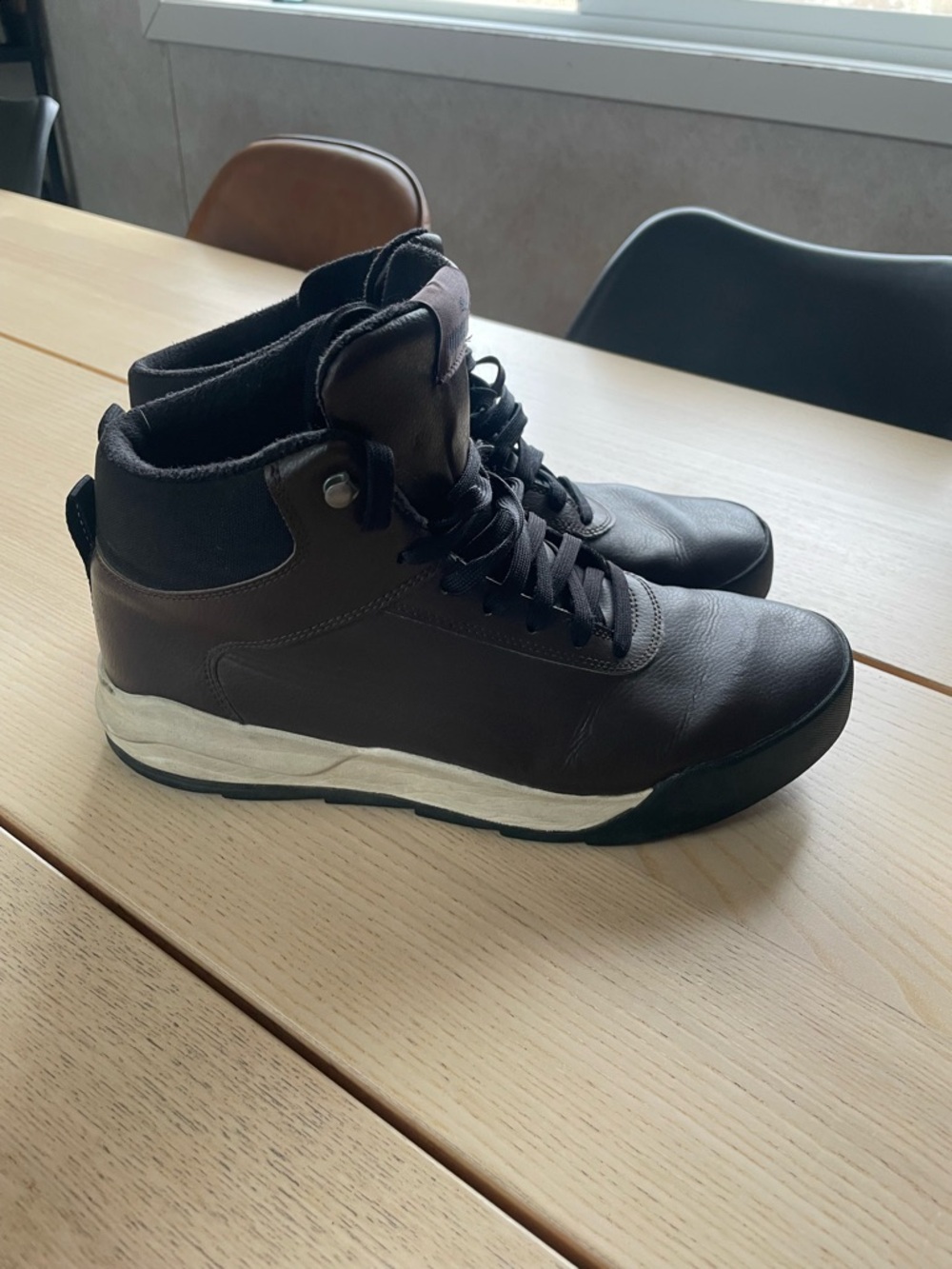 Puma Men's Desierto Sneakers L size 10 Men's Brown High-Top Casual Sneakers 10